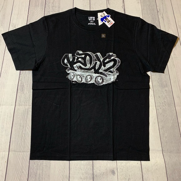 Kaws x Uniqlo Wordmark Tee - Picture 1 of 1